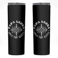 Papa Legba Skinny Tumbler Open The Gates Louisiana Voodoo Loa Veve
