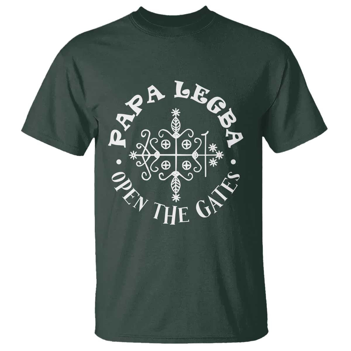 Papa Legba T Shirt Open The Gates Louisiana Voodoo Loa Veve
