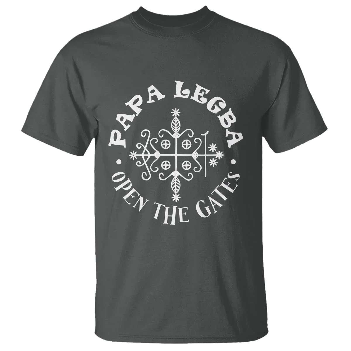 Papa Legba T Shirt Open The Gates Louisiana Voodoo Loa Veve