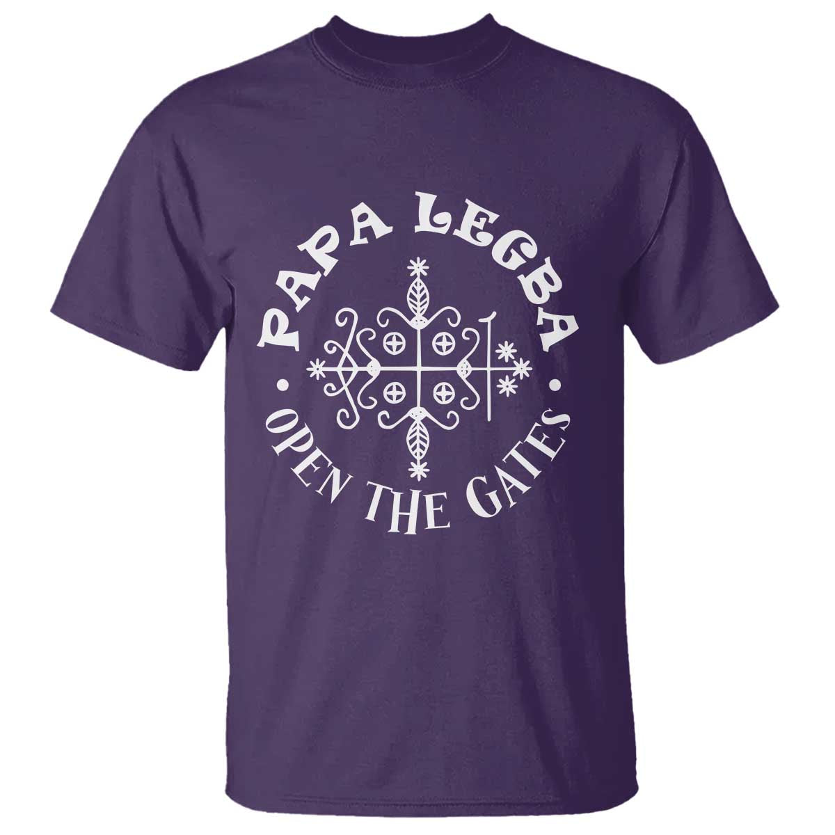 Papa Legba T Shirt Open The Gates Louisiana Voodoo Loa Veve