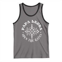 Papa Legba Tank Top Open The Gates Louisiana Voodoo Loa Veve