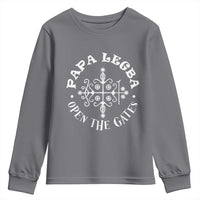 Papa Legba Youth Sweatshirt Open The Gates Louisiana Voodoo Loa Veve