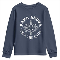Papa Legba Youth Sweatshirt Open The Gates Louisiana Voodoo Loa Veve