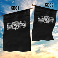 Route Highway 66 Garden Flag Get Your Kicks American Road Trip