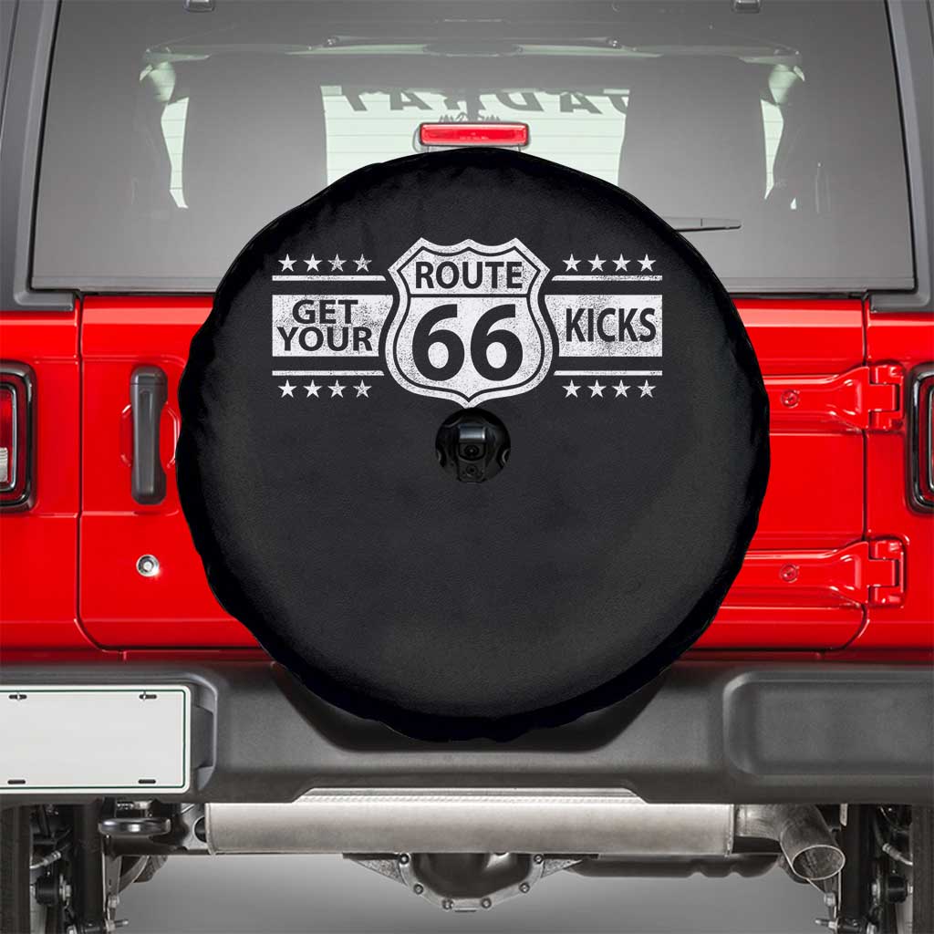 Route Highway 66 Spare Tire Cover Get Your Kicks American Road Trip