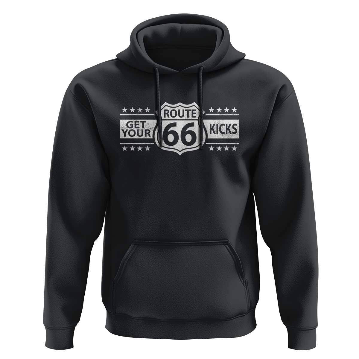 Route Highway 66 Hoodie Get Your Kicks American Road Trip