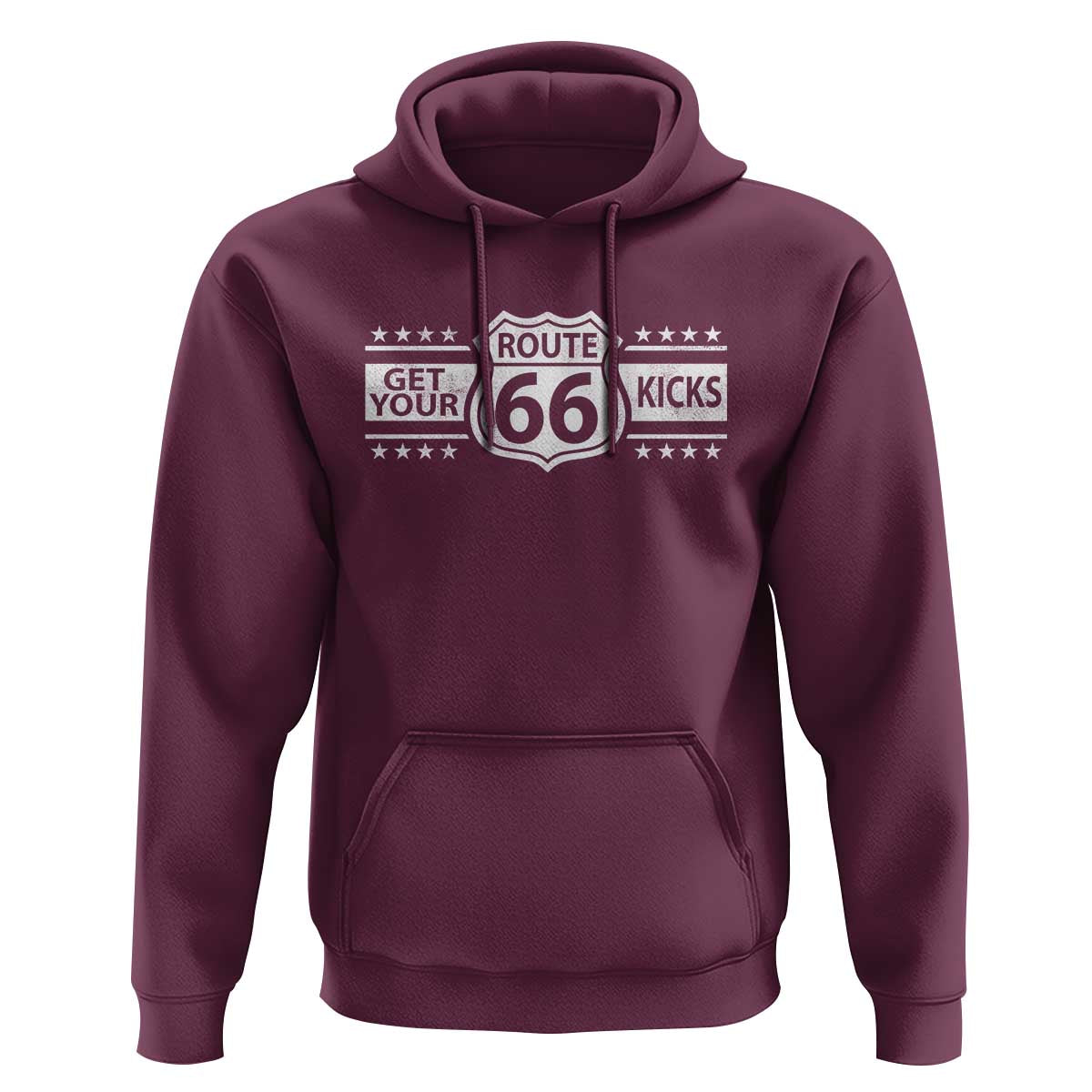 Route Highway 66 Hoodie Get Your Kicks American Road Trip