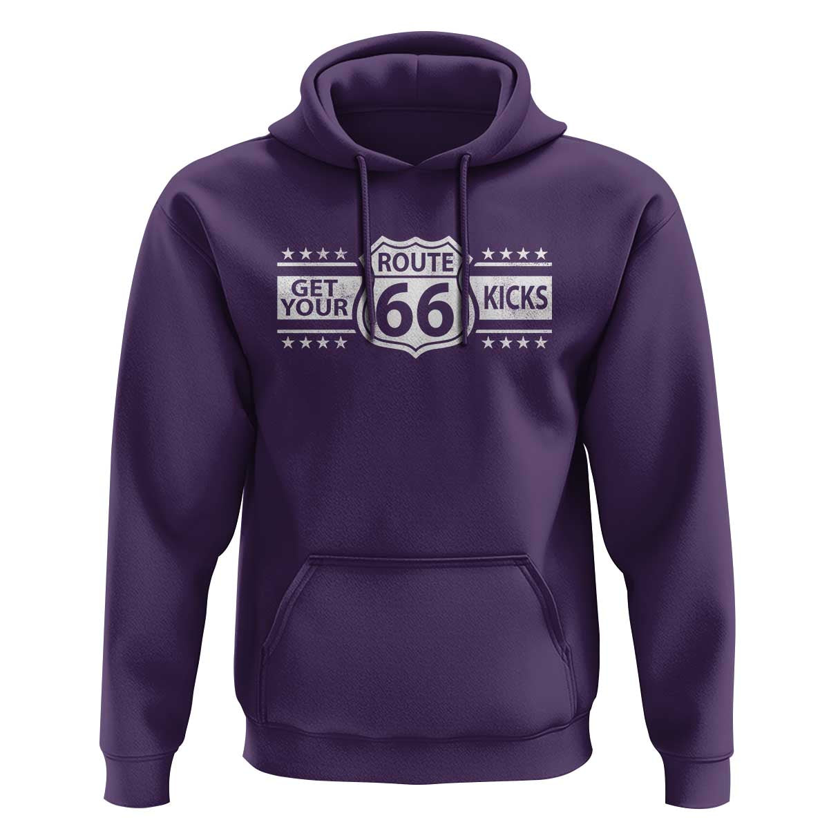 Route Highway 66 Hoodie Get Your Kicks American Road Trip