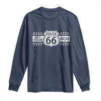 Route Highway 66 Long Sleeve Shirt Get Your Kicks American Road Trip