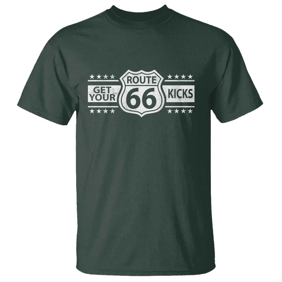 Route Highway 66 T Shirt Get Your Kicks American Road Trip