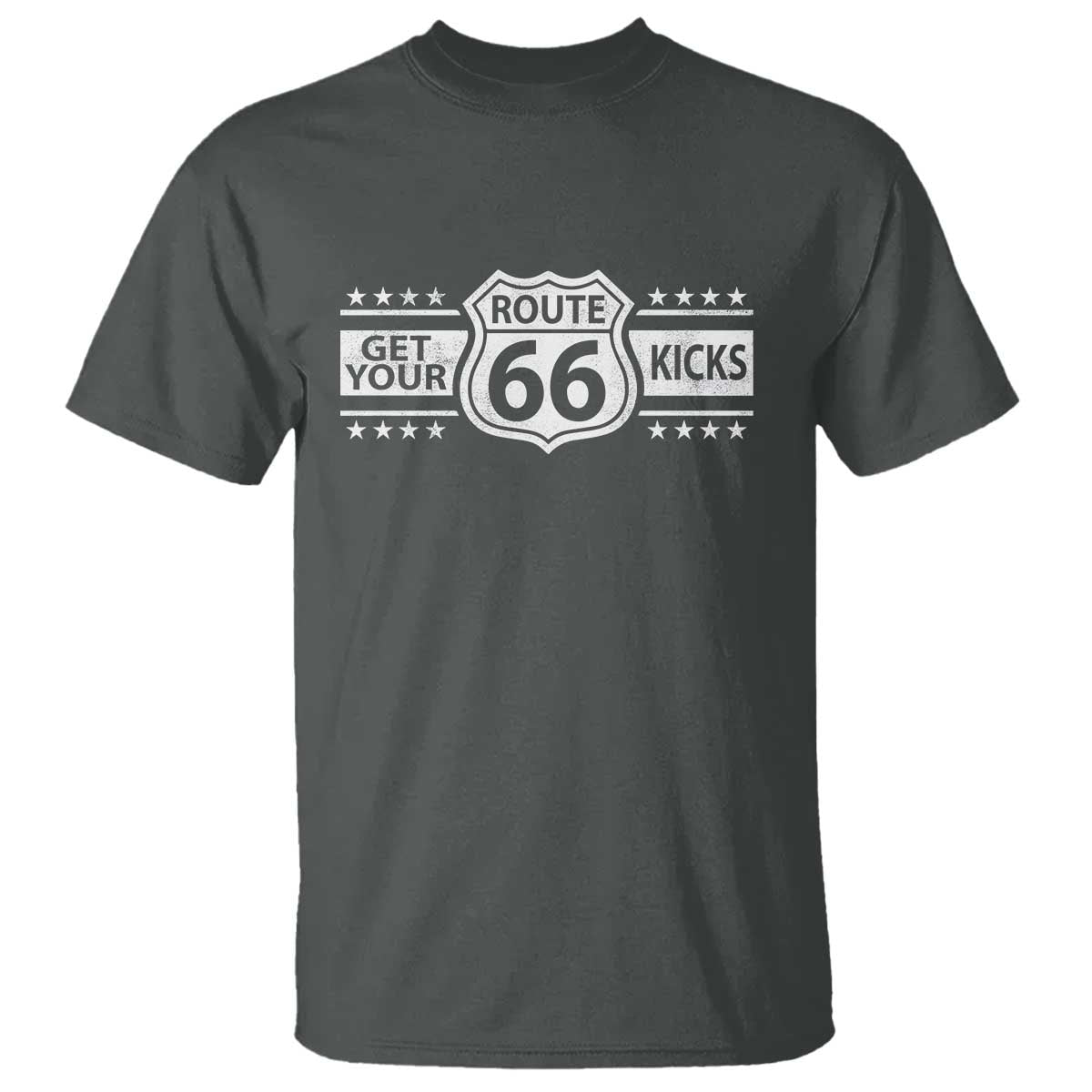 Route Highway 66 T Shirt Get Your Kicks American Road Trip