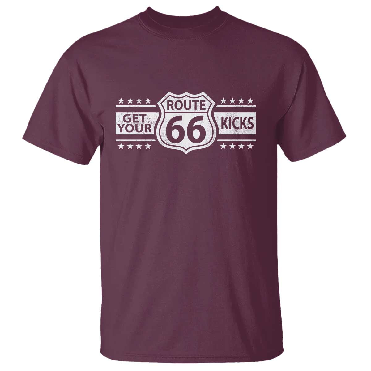 Route Highway 66 T Shirt Get Your Kicks American Road Trip
