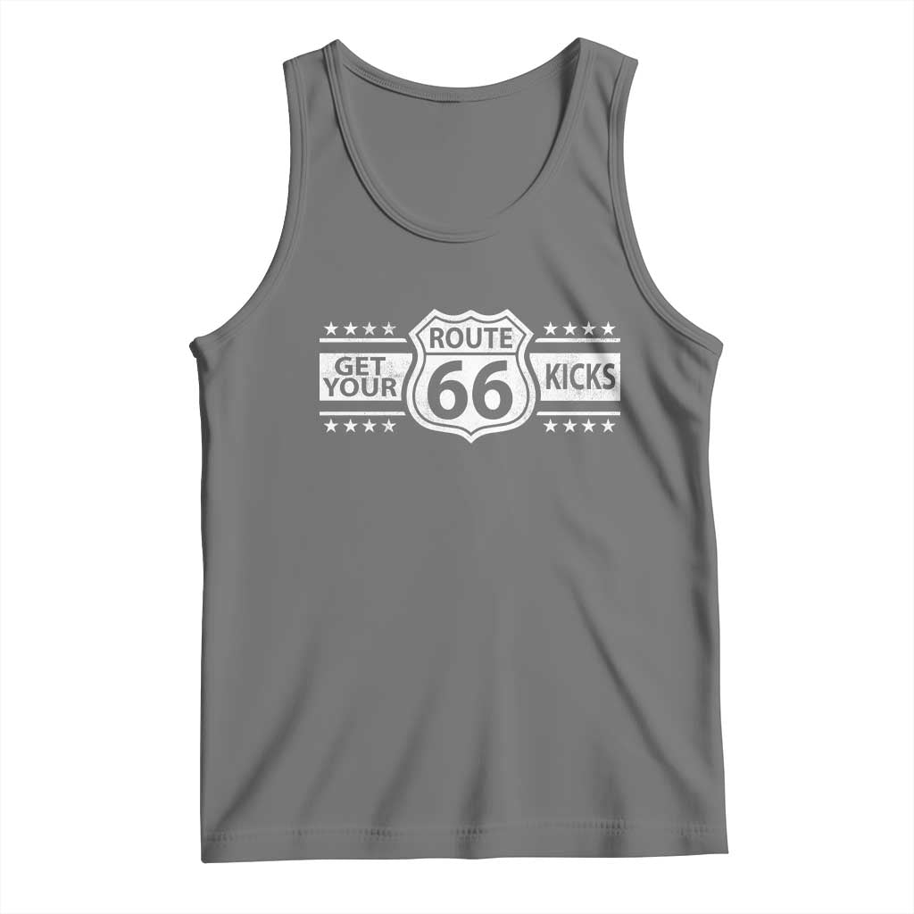 Route Highway 66 Tank Top Get Your Kicks American Road Trip