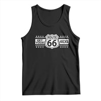 Route Highway 66 Tank Top Get Your Kicks American Road Trip
