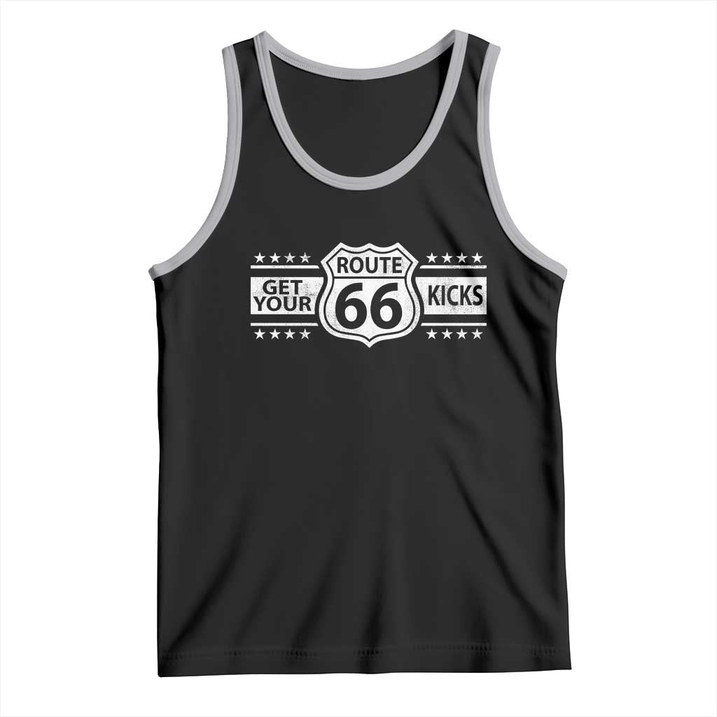Route Highway 66 Tank Top Get Your Kicks American Road Trip
