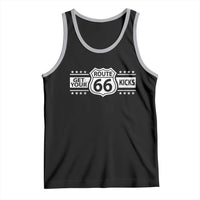Route Highway 66 Tank Top Get Your Kicks American Road Trip