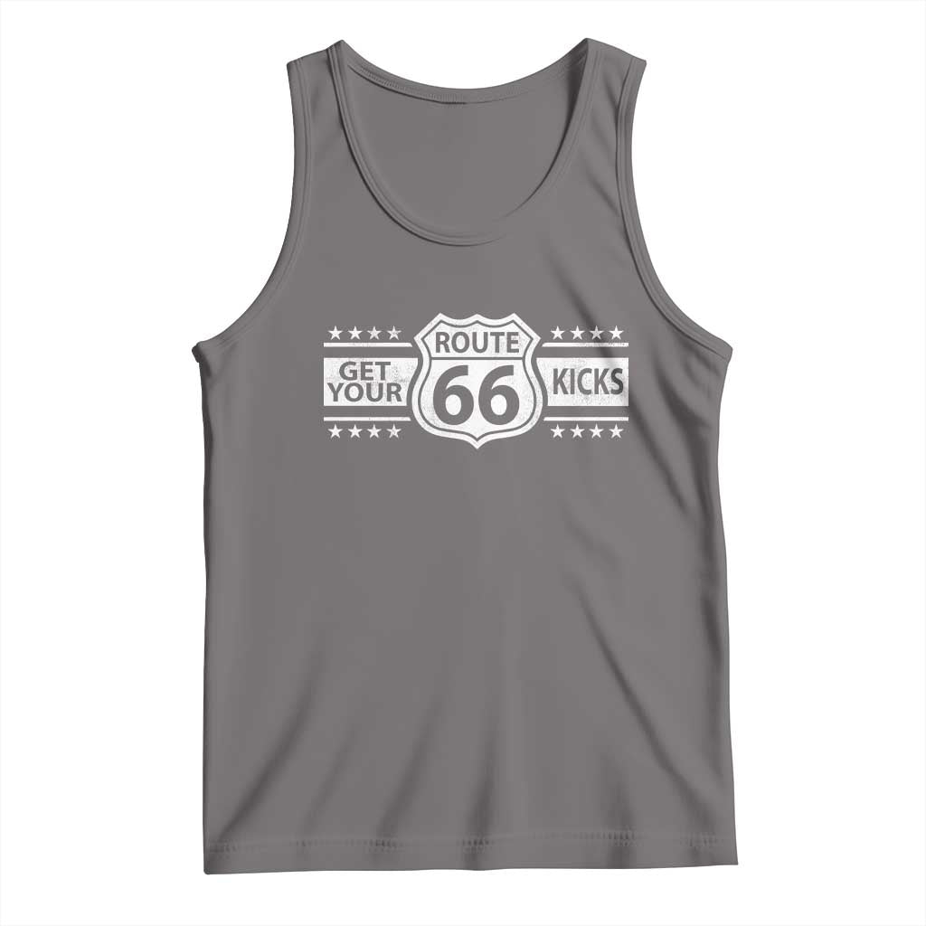 Route Highway 66 Tank Top Get Your Kicks American Road Trip