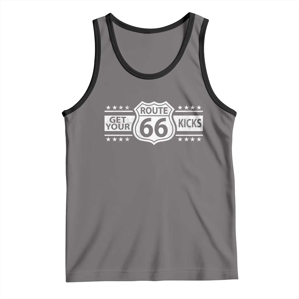 Route Highway 66 Tank Top Get Your Kicks American Road Trip