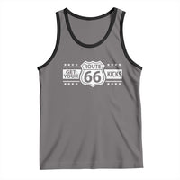 Route Highway 66 Tank Top Get Your Kicks American Road Trip