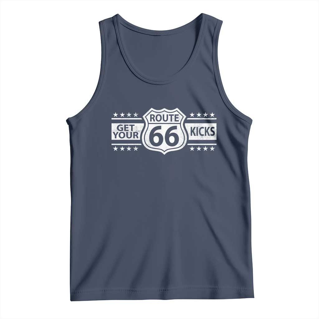 Route Highway 66 Tank Top Get Your Kicks American Road Trip