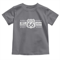 Route Highway 66 Toddler T Shirt Get Your Kicks American Road Trip