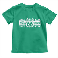 Route Highway 66 Toddler T Shirt Get Your Kicks American Road Trip