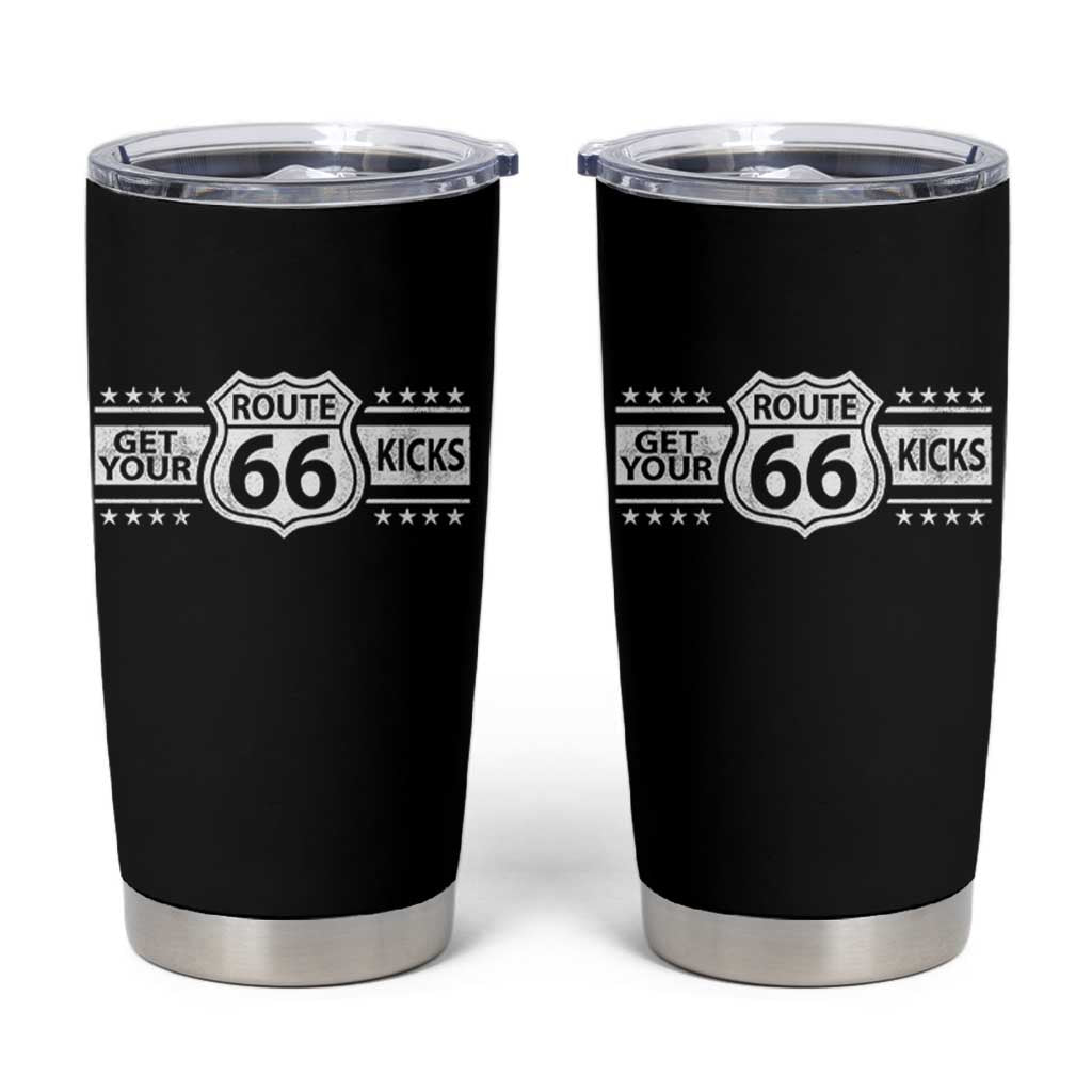 Route Highway 66 Tumbler Cup Get Your Kicks American Road Trip