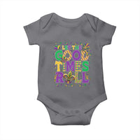 Mardi Gras Let The Good Times Roll Baby Onesie Funny Carnival