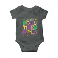 Mardi Gras Let The Good Times Roll Baby Onesie Funny Carnival