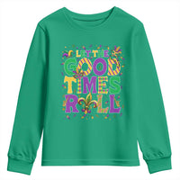 Mardi Gras Let The Good Times Roll Youth Sweatshirt Funny Carnival