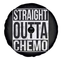 Straight Outta Chemo Spare Tire Cover Funny Battle Cancer Gift