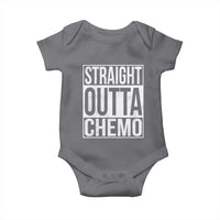 Straight Outta Chemo Baby Onesie Funny Battle Cancer Gift