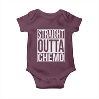 Straight Outta Chemo Baby Onesie Funny Battle Cancer Gift