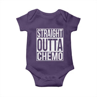 Straight Outta Chemo Baby Onesie Funny Battle Cancer Gift