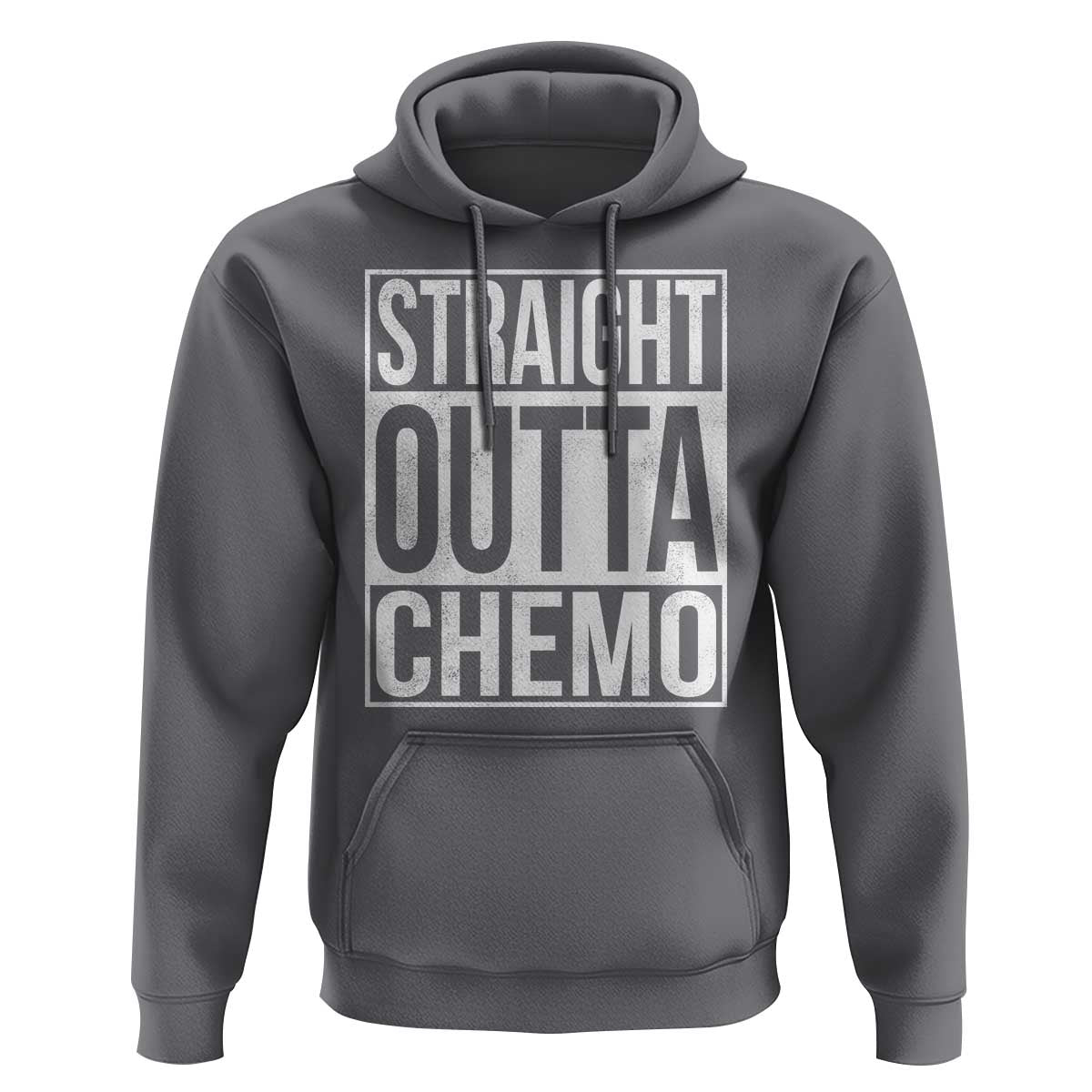 Straight Outta Chemo Hoodie Funny Battle Cancer Gift