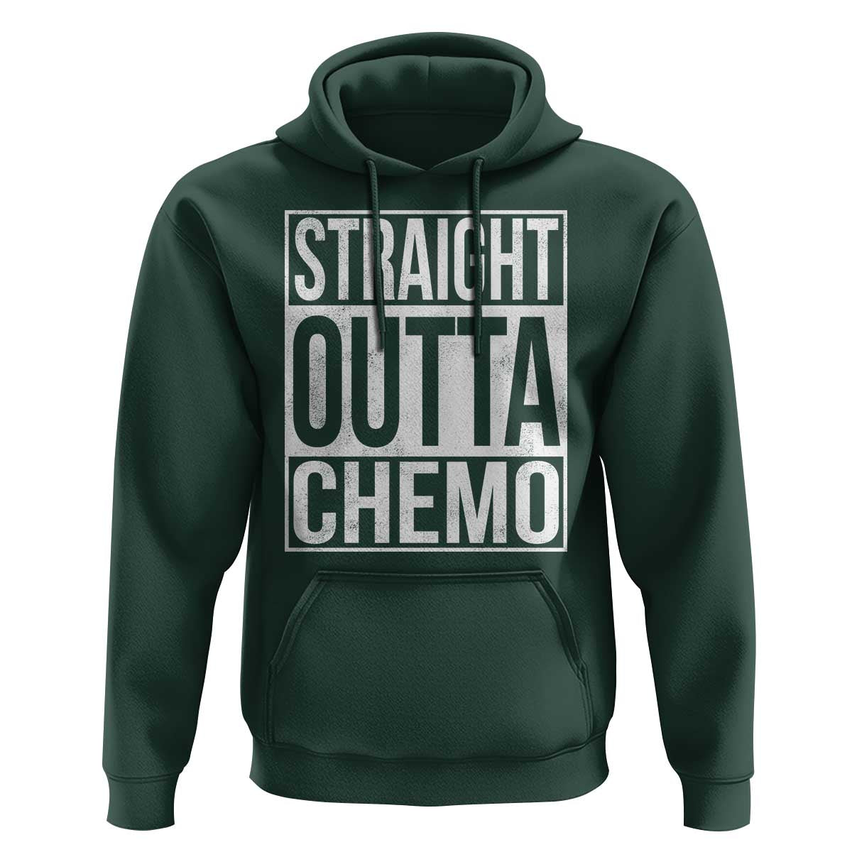 Straight Outta Chemo Hoodie Funny Battle Cancer Gift
