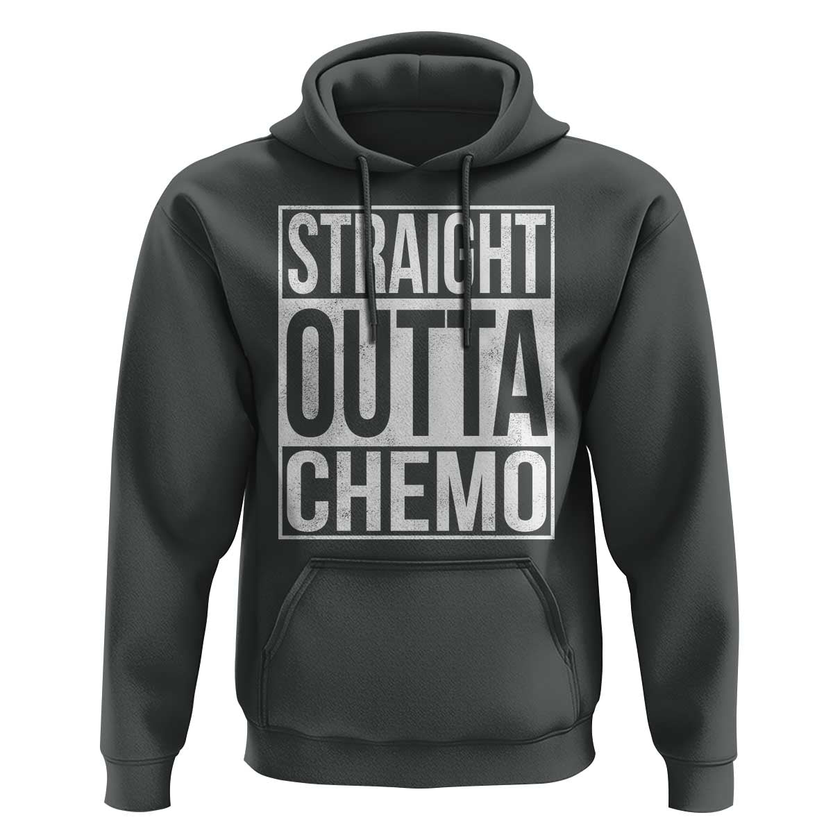Straight Outta Chemo Hoodie Funny Battle Cancer Gift