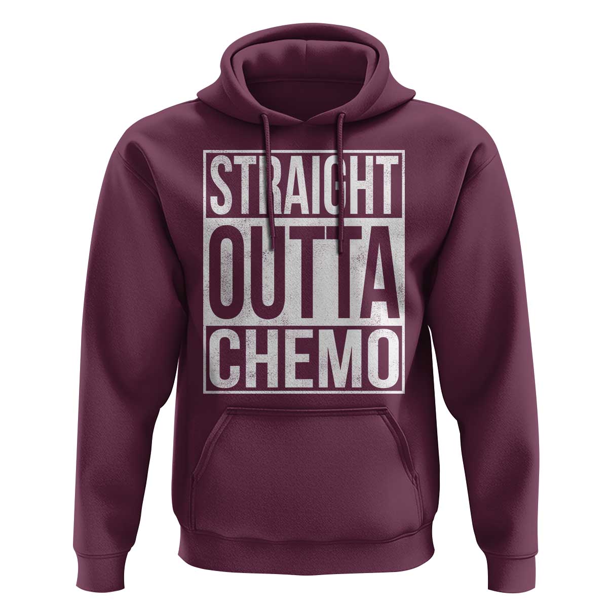 Straight Outta Chemo Hoodie Funny Battle Cancer Gift