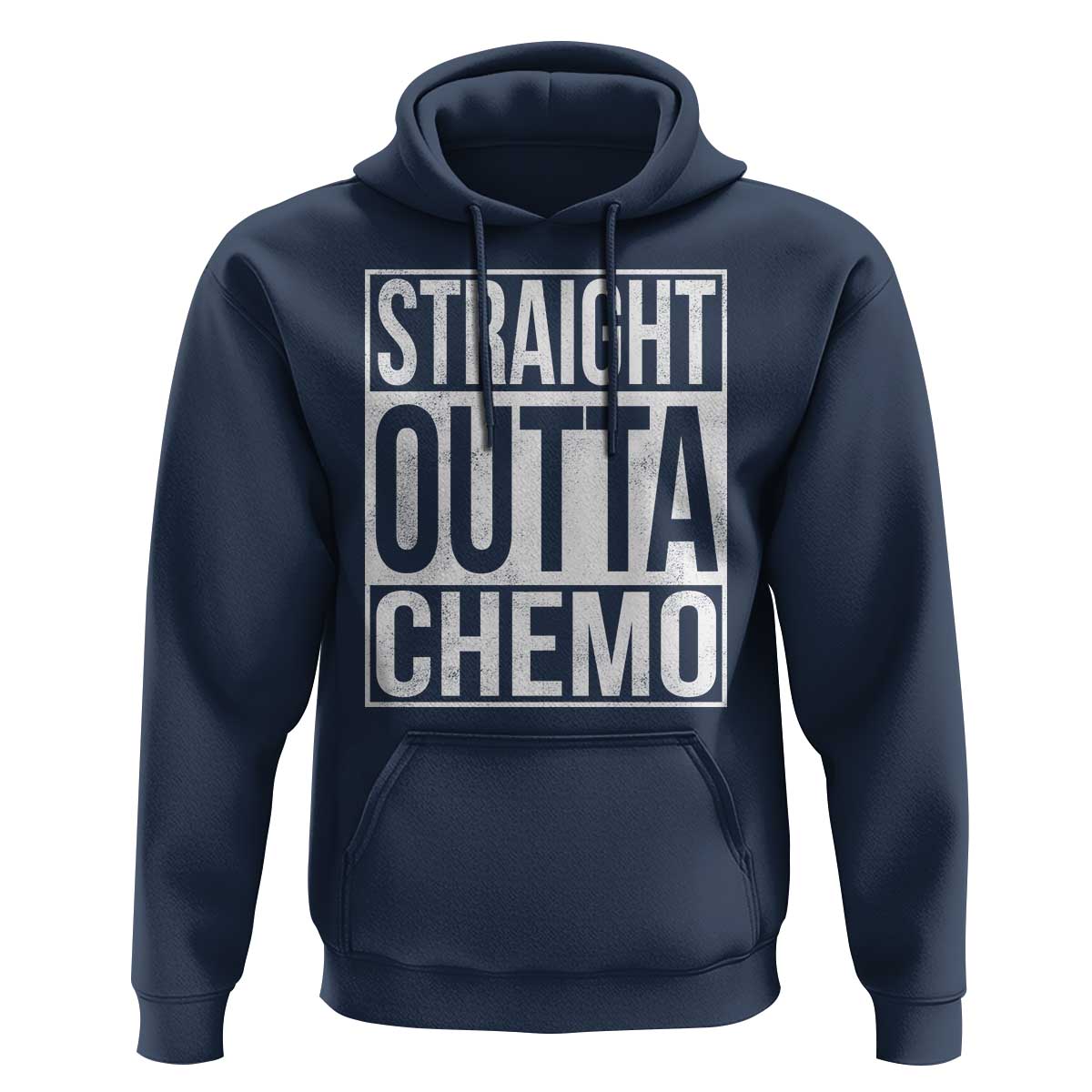 Straight Outta Chemo Hoodie Funny Battle Cancer Gift
