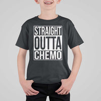 Straight Outta Chemo T Shirt For Kid Funny Battle Cancer Gift