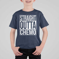 Straight Outta Chemo T Shirt For Kid Funny Battle Cancer Gift