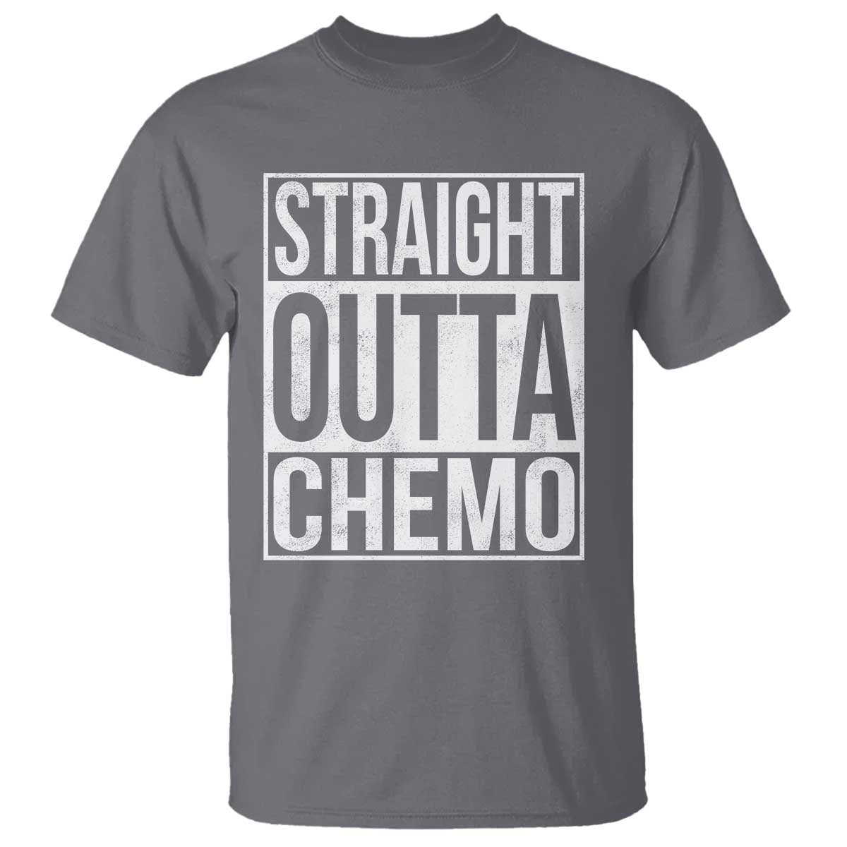 Straight Outta Chemo T Shirt Funny Battle Cancer Gift