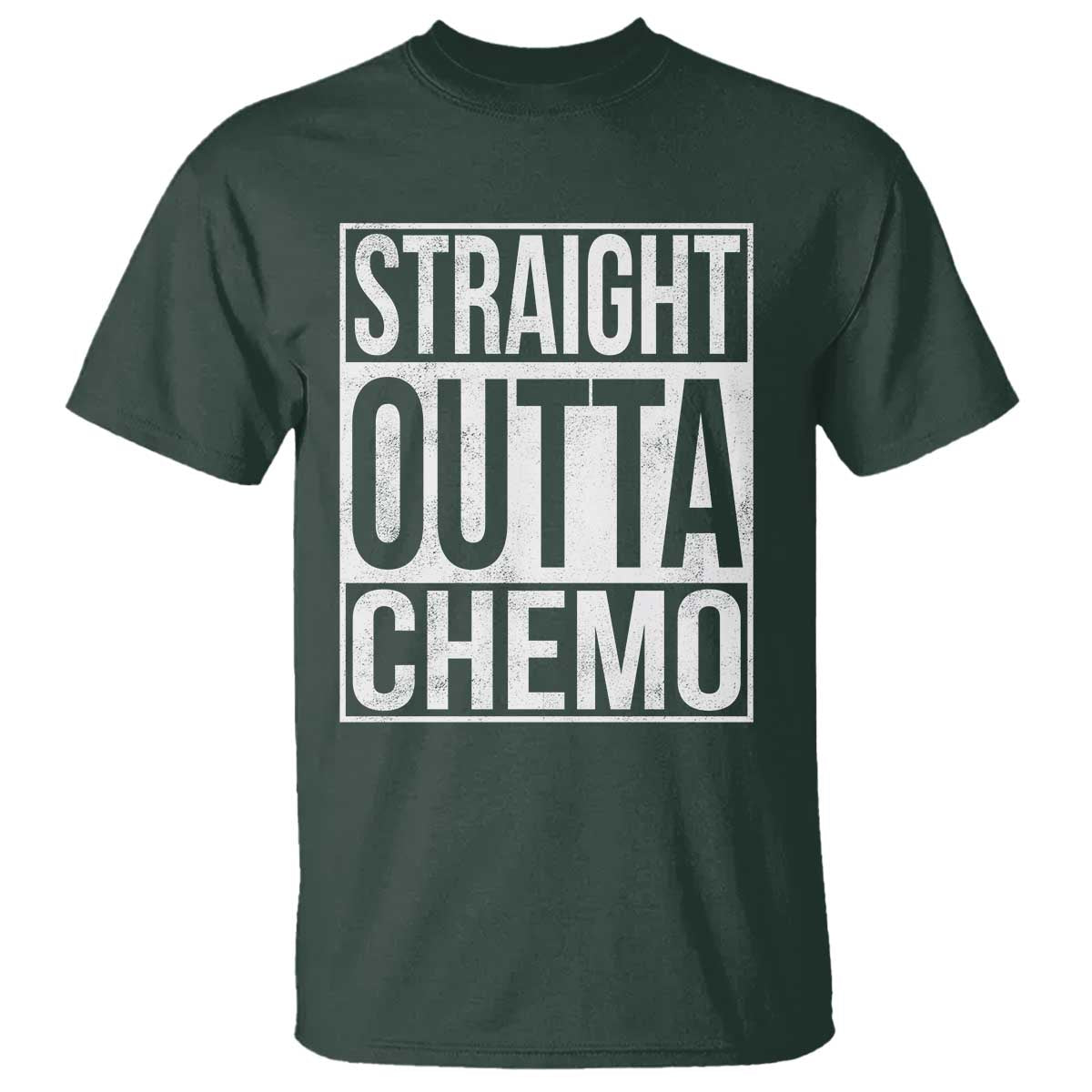 Straight Outta Chemo T Shirt Funny Battle Cancer Gift