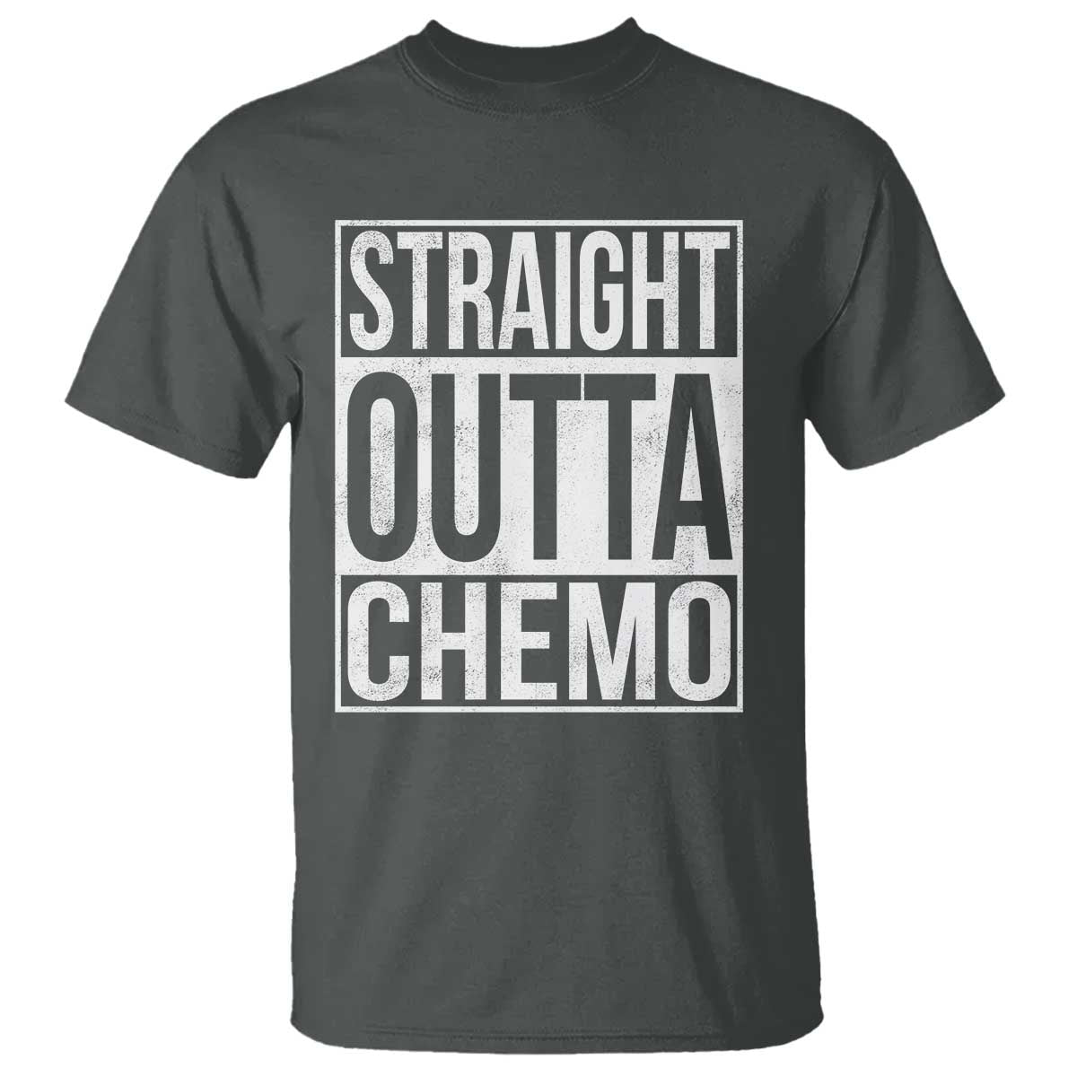 Straight Outta Chemo T Shirt Funny Battle Cancer Gift