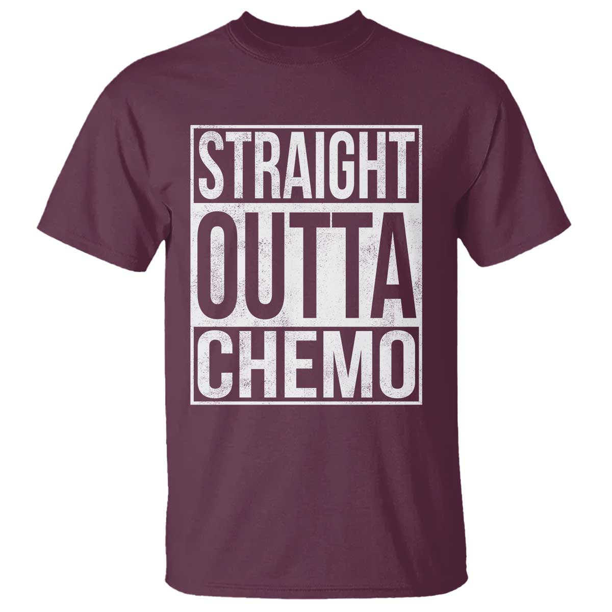 Straight Outta Chemo T Shirt Funny Battle Cancer Gift