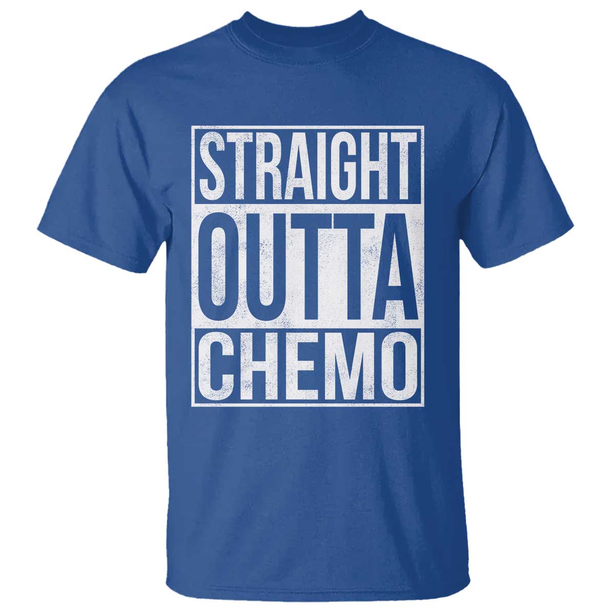 Straight Outta Chemo T Shirt Funny Battle Cancer Gift