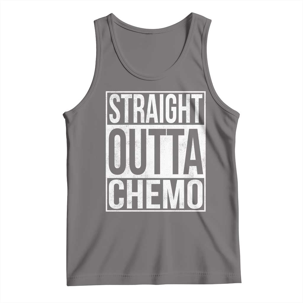 Straight Outta Chemo Tank Top Funny Battle Cancer Gift