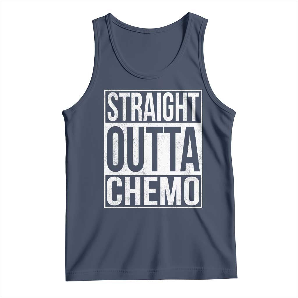 Straight Outta Chemo Tank Top Funny Battle Cancer Gift