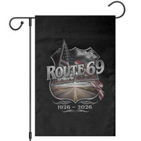 US Route 69 Centennial Celebration Garden Flag Highway Road 100 Years Anniversary American Flag