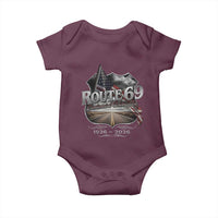 US Route 69 Centennial Celebration Baby Onesie Highway Road 100 Years Anniversary American Flag